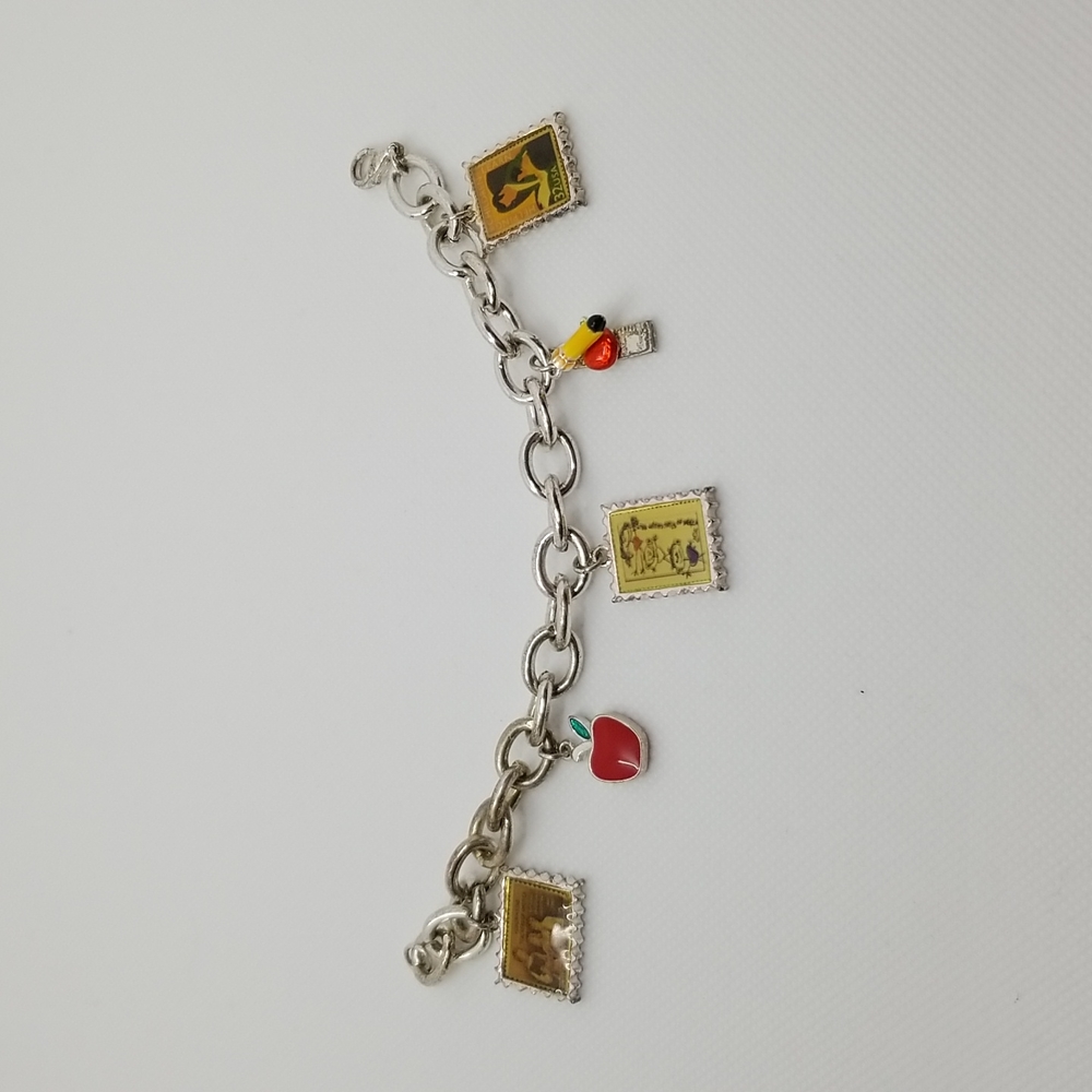 Teacher charm bracelet